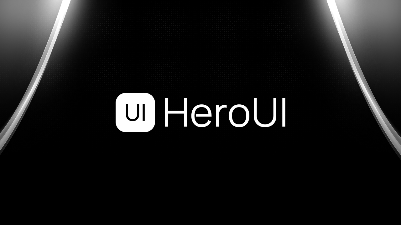 HeroUI banner